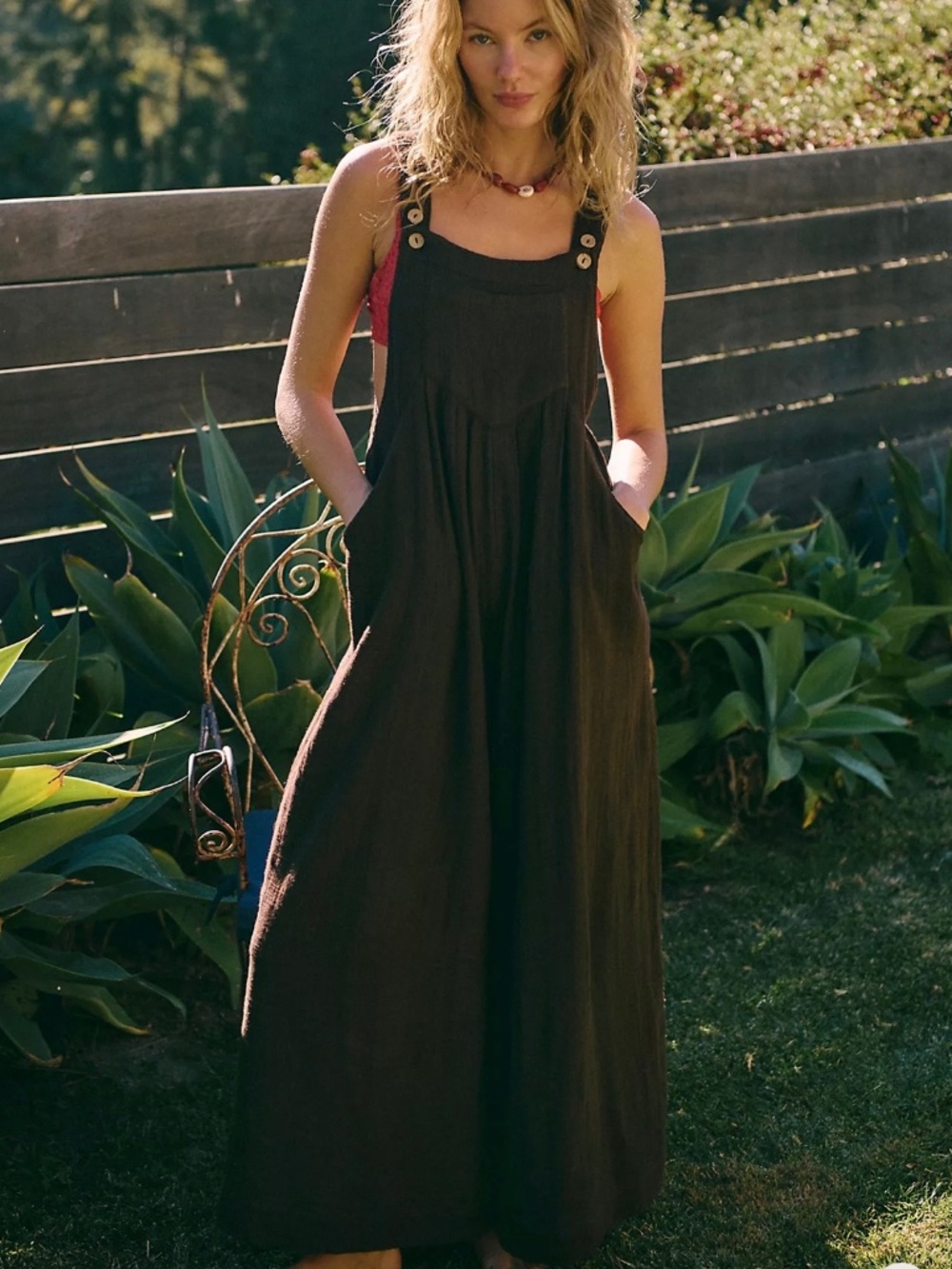 Free People Sun-drenched Overalls